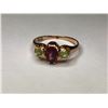 Image 2 : 10K Yellow Gold Gemstone Ring