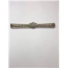 Image 1 : 10K White Gold Diamond Edwardian Style Brooch