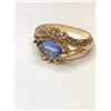 Image 2 : 14K Yellow Gold Tanzanite Ring