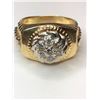 Image 1 : 14K Yellow Gold Men's Diamond Ring