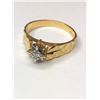 Image 2 : 18K Yellow Gold Diamond Ring