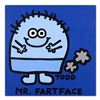Image 1 : Todd Goldman, "Mr Fartface" Original Acrylic Painting on Gallery Wrapped Canvas, Hand Signed with Ce