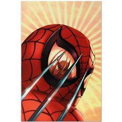 Marvel Comics "Marvel Age Team Up #2" Numbered Limited Edition Giclee on Canvas by Scott Kolins with