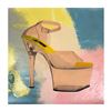 Image 1 : Steve Kaufman (1960-2010), "Stripper Shoes" Hand Signed and Numbered Limited Edition Hand Pulled sil