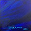 Image 2 : Wyland, "Untitled" Hand Signed Original Painting on Board with Letter of Authenticity.