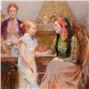 Image 2 : Pino (1939-2010), "Generations of Faith" Artist Embellished Limited Edition on Canvas (48" x 38"), H