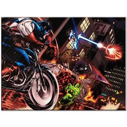 Marvel Comics  Avengers: X-Sanction #1  Numbered Limited Edition Giclee on Canvas by Ed McGuinness w