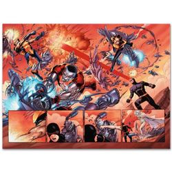 Marvel Comics "Astonishing X-Men N12" Numbered Limited Edition Giclee on Canvas by John Cassaday wit