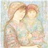 Image 2 : Edna Hibel (1917-2014), "Naomi" Limited Edition Lithograph, Numbered and Hand Signed with Certificat