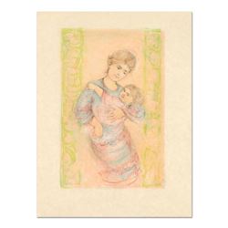 Edna Hibel (1917-2014), "Fair Alice and Baby" Limited Edition Lithograph on Rice Paper, Numbered and