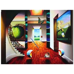 Ferjo, "A Superb Day" Original Painting on Canvas, Hand Signed with Letter of Authenticity.