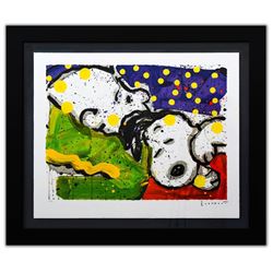 Tom Everhart- Hand Pulled Original Lithograph "Borning Snoring"