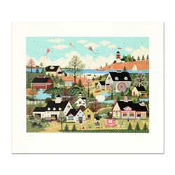 Jane Wooster Scott, "Sunday in New England" Hand Signed Limited Edition Serigraph with Letter of Aut