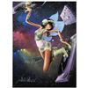 Image 1 : "Tinkerbell" Limited Edition Giclee on Canvas (27" x 36") by David Garibaldi, E Numbered and Signed.