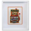 Image 1 : Charles Fazzino- 3D Construction Silkscreen Serigraph "Slots of Fun"