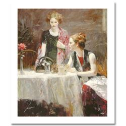 Pino (1939-2010) "After Dinner" Limited Edition Giclee. Numbered and Hand Signed; Certificate of Aut