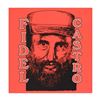 Image 1 : Steve Kaufman (1960-2010), "Castro" Limited Edition Silkscreen on Canvas, Numbered 36/50 and Hand Si