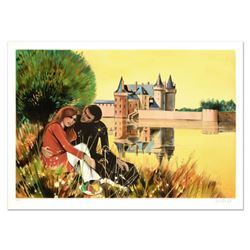 Robert Vernet Bonfort, "The Couple" Limited Edition Lithograph, Numbered and Hand Signed.