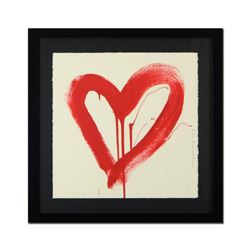 Mr. Brainwash, "Love HeART" Framed Limited Edition Silk Screen. Hand Signed and Numbered PP 3/5; Let