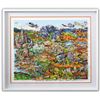 Image 1 : Charles Fazzino- 3D Construction Silkscreen Serigraph "O BEAUTIFUL FOR SPACIOUS SKIES…AMERICA…AMERIC