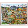 Image 2 : Charles Fazzino- 3D Construction Silkscreen Serigraph "O BEAUTIFUL FOR SPACIOUS SKIES…AMERICA…AMERIC