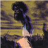 Image 2 : Steve Kaufman (1960-2010), "David and Goliath Gold" Hand Embellished Limited Edition on Canvas, Numb