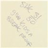 Image 3 : Steve Kaufman (1960-2010), "I Love Brooklyn" Limited Edition Hand Pulled Silkscreen on Canvas, Numbe