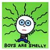 Image 1 : Todd Goldman, "Boys Are Smelly" Hand Signed Original Painting on Canvas with Letter of Authenticity.