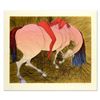 Image 1 : Guillaume Azoulay, "Epuise II" Rare SOLD OUT Limited Edition Serigraph with Hand Laid Gold Leaf, Num