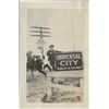 Image 8 : Collection of (16) vintage photographs taken of various movie sets and stages at Universal City.