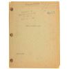 Image 1 : Ralph Ceder, Associate Director’s personal copy of Never Give a Sucker an Even Break script.