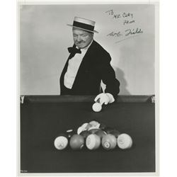 W. C. Fields signed billiards photograph from Follow the Boys.