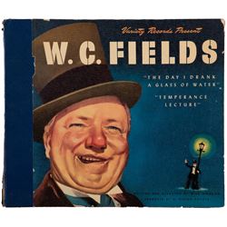 W. C. Fields collection of vinyl comedy records.