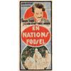 Image 1 : The Birth of a Nation hand-painted Danish three-sheet.