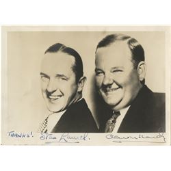 Laurel & Hardy signed photograph.