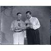 Image 10 : Laurel & Hardy (10) vintage nitrate camera negatives.
