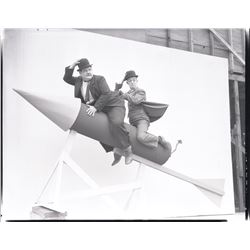 Laurel & Hardy (10) vintage nitrate camera negatives.