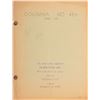 Image 1 : Moe Howard's script for "The Three Stooges" film Boobs in Arms with self-portrait & signature by Moe
