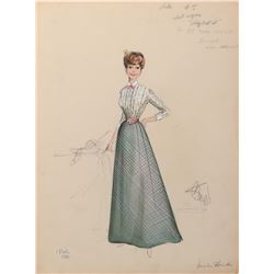 Martha Raye “Lulu” and “Clown” (3) costume sketches by Morton Haack for Billy Rose’s Jumbo.