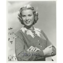 Grace Kelly signed photograph.