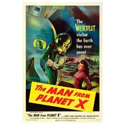 Classic Sci-Fi B-Movie one-sheet from The Man from Planet X.