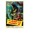 Image 1 : Classic Sci-Fi B-Movie one-sheet from The Man from Planet X.