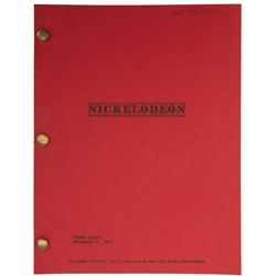 Nickelodeon Final Draft script.