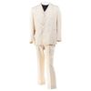 Image 1 : Michael Keaton “Johnny Kelly” 3-pc white suit from Johnny Dangerously.