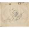 Image 2 : Ub Iwerks Columbia Studios (100+) animation drawings for Color Rhapsodies “The Foolish Bunny”.