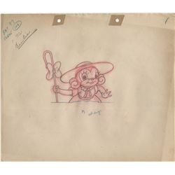 Ub Iwerks Columbia Studios (300+) animation drawings for Color Rhapsodies featuring “Little Bo Peep”