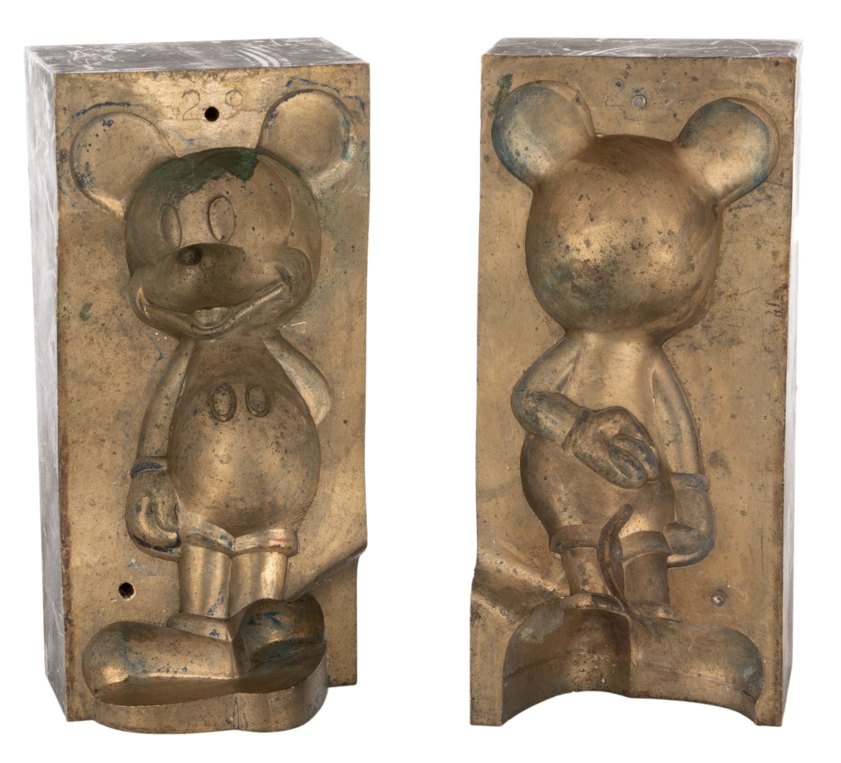 Disney vintage brass injection mold for production of a “Mickey Mouse ...