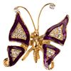 Image 1 : Mouseketeer Annette Funicello personal butterfly brooch.
