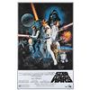 Image 1 : Star Wars cast-signed re-release 1-sheet poster.