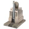 Image 2 : Art Deco Kryptonian maquette with “House of El” insignia from unattributed Superman production.